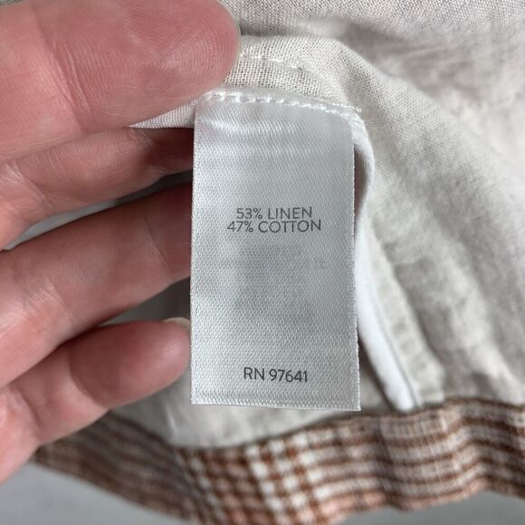 J. JIll Harper Lagenlook Linen Blend Unstructured Blazer Womens Size Large - Picture 10 of 13